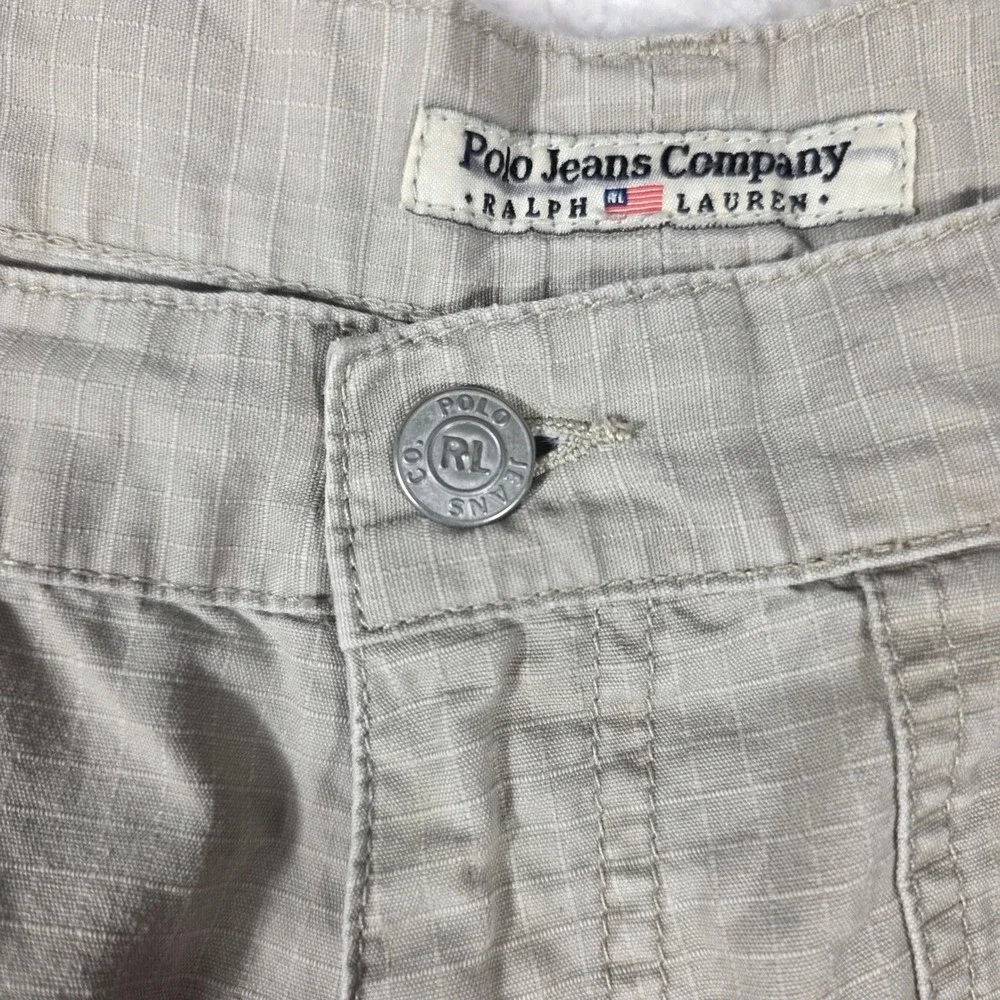 Polo Jeans‎ Co Ralph Lauren Cargo Shorts Womens 8 Tan Ripstop Utility